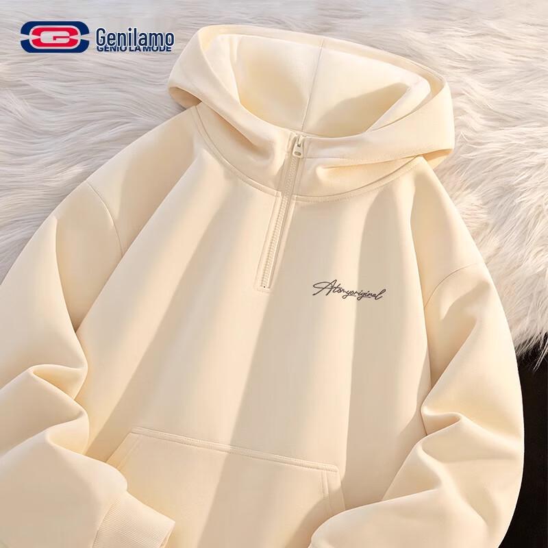 GENIOLAMODE Men s Fleece Lined Half-Zip Hoodie L
GENIOLAMODE Men s Fleece Lined Half-Zip Hoodie L