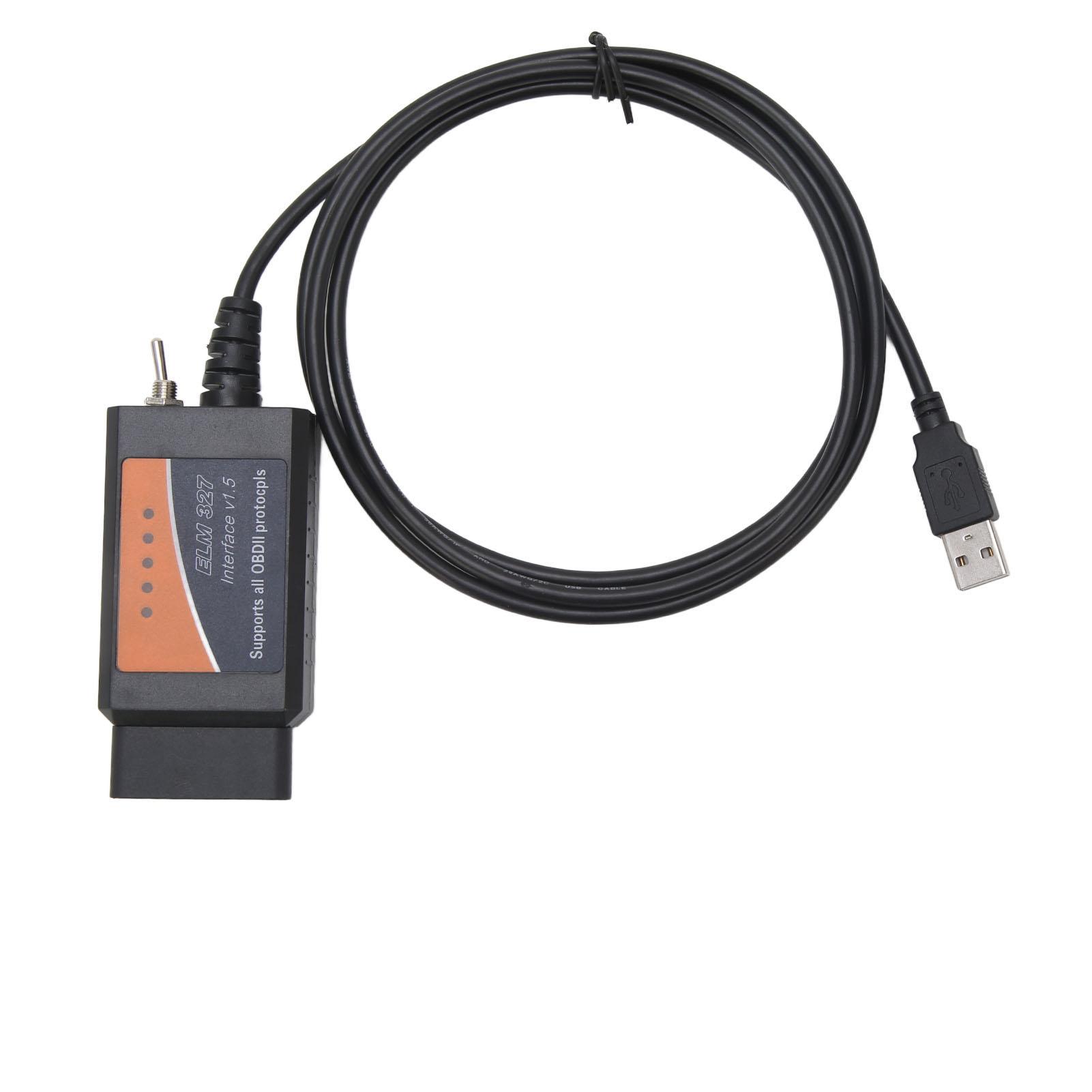 Адаптер OBD2 USB для ELM327 Зчитувач кодів Сканер Діагностичний кабель для FORScan FoCCCus
Адаптер OBD2 USB для ELM327 Зчитувач кодів Сканер Діагностичний кабель для FORScan FoCCCus