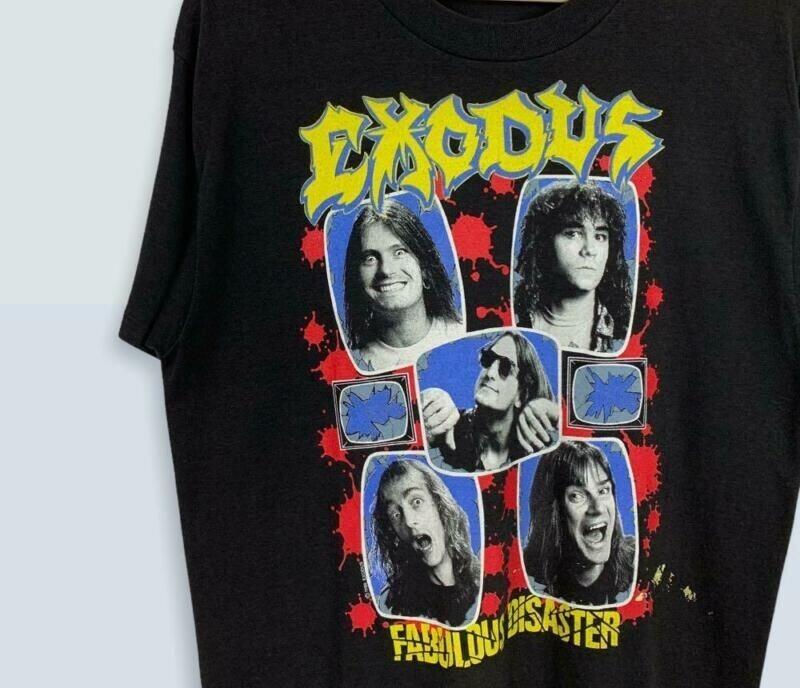 Vintage Members Of EXODUS Band Cotton Black All Size Unisex Shirt AA1502 Unisex T-Shirt XXXXL
Vintage Members Of EXODUS Band Cotton Black All Size Unisex Shirt AA1502 Unisex T-Shirt XXXXL