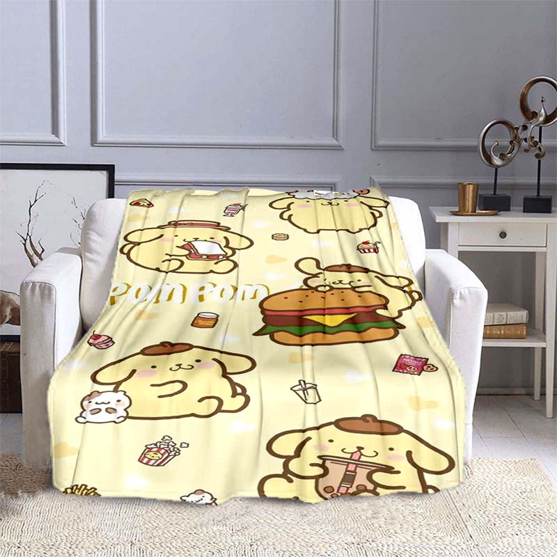 Cartoon character (Pom Pom Purin) blanket, children s room soft and fluffy soft bed plush throw to baby girl, boy plush blanket 75x90cm
Cartoon character (Pom Pom Purin) blanket, children s room soft and fluffy soft bed plush throw to baby girl, boy plush blanket 75x90cm