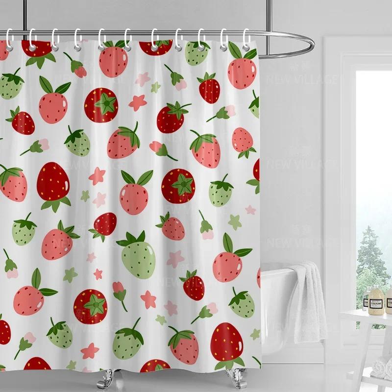 Home shower curtains bathroom waterproof fabric non-slip bathmat water absorption curtain Modern nordic boho plant fruit 90x180cm-35x70in
Home shower curtains bathroom waterproof fabric non-slip bathmat water absorption curtain Modern nordic boho plant fruit 90x180cm-35x70in