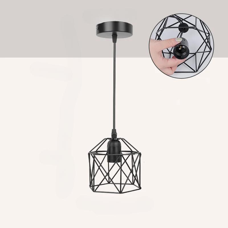 Винтажный потолочный светильник с тремя головками, подвесной светильник, потолочные светильники с металлическим абажуром E27, черный, подходит для гостиной, столовой B1
Винтажный потолочный светильник с тремя головками, подвесной светильник, потолочные светильники с металлическим абажуром E27, черный, подходит для гостиной, столовой B1