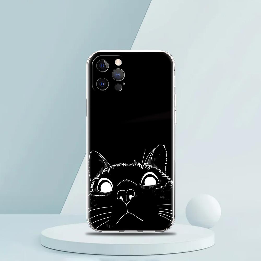 Soft TPU Transparent Phone Case Cover for iPhone 16 15 14 13 12 11 Pro Max XR 8 7 Plus XR Shockproof Shell Cute Line Cat Pattern for iPhone 8 7
Soft TPU Transparent Phone Case Cover for iPhone 16 15 14 13 12 11 Pro Max XR 8 7 Plus XR Shockproof Shell Cute Line Cat Pattern for iPhone 8 7
