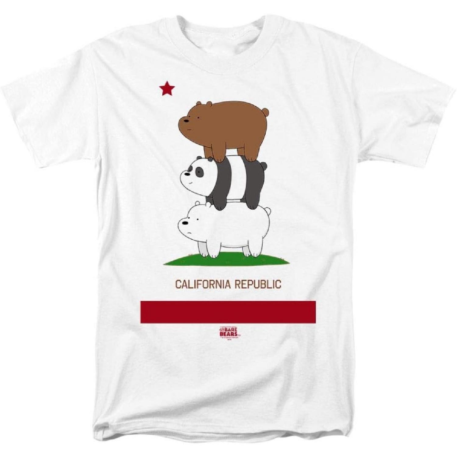 Popfunk We Bare Bears Cartoon Network California Republic Parody T Shirt & Stickers XXXXXL білий
Popfunk We Bare Bears Cartoon Network California Republic Parody T Shirt & Stickers XXXXXL білий