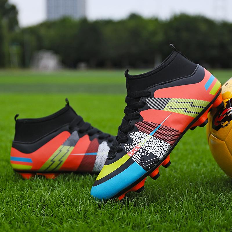 Hot Sale FG Kids Sports Shoes Football Cheap High Top Orange Children s Soccer Shoes Outdoor Long Spikes Sock Child Futsal Shoes
Hot Sale FG Kids Sports Shoes Football Cheap High Top Orange Children s Soccer Shoes Outdoor Long Spikes Sock Child Futsal Shoes