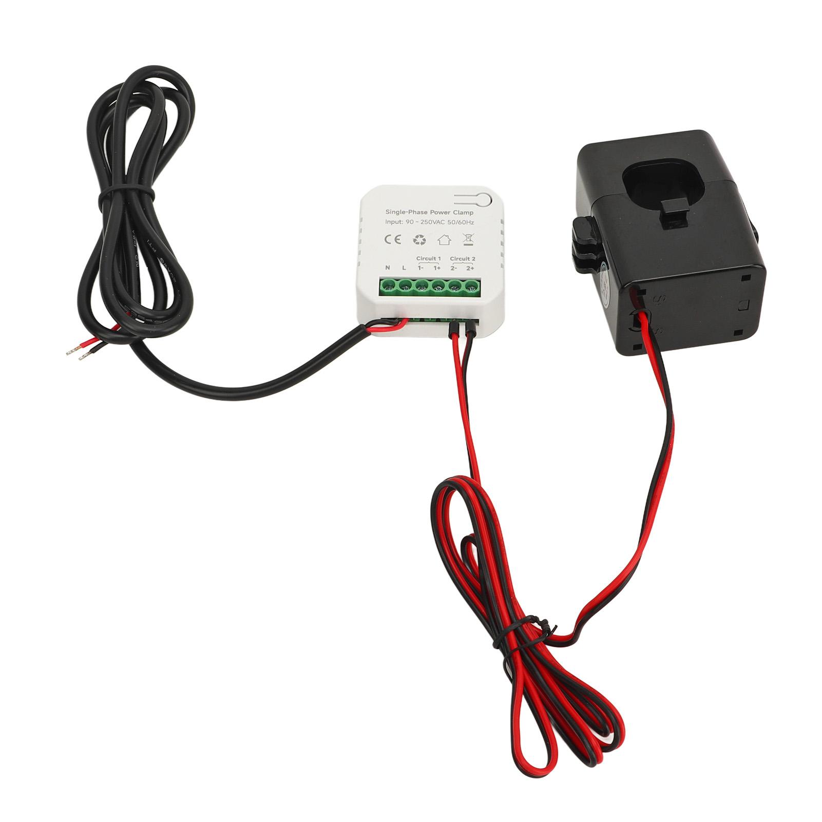 Power Consumption Monitor WIFI Smart Energy Meter APP Real Time Power Consumption Monitor with 200A CT Clamp AC90‑250V 90-250VAC wifi 2P 
Power Consumption Monitor WIFI Smart Energy Meter APP Real Time Power Consumption Monitor with 200A CT Clamp AC90‑250V 90-250VAC wifi 2P
