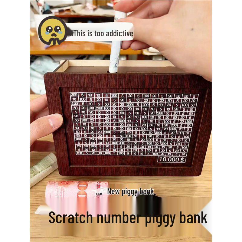 Creative Retro Wooden Digital Piggy Bank - Counting Savings Bank for Kids Money-Saving Birthday Gift Standard
Creative Retro Wooden Digital Piggy Bank - Counting Savings Bank for Kids Money-Saving Birthday Gift Standard