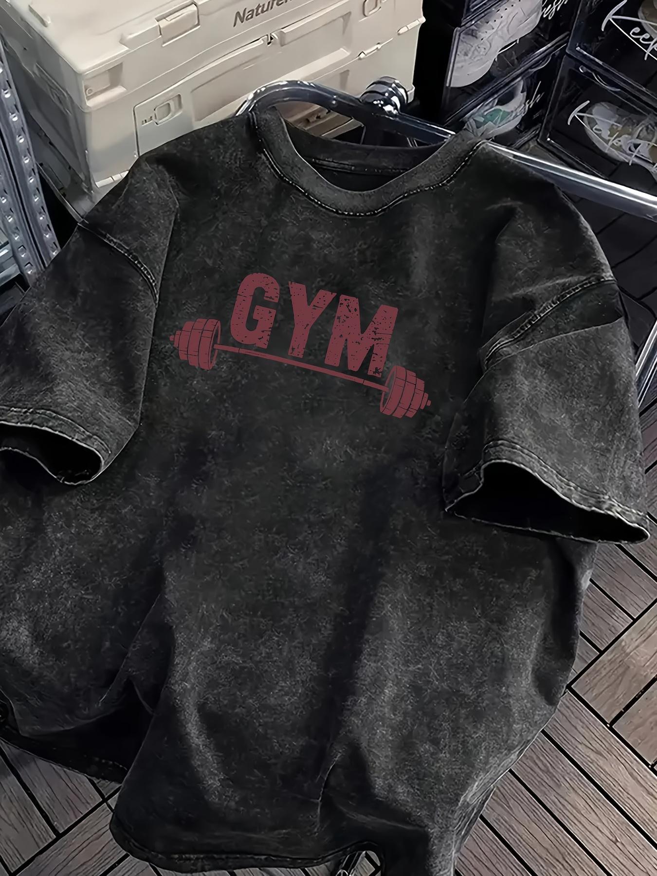 Vintage Acid Wash Gym Barbell Graphic TShirt Oversized Workout Casual Cotton Tops for Men Women Oversized T Shirt Yk Top S
Vintage Acid Wash Gym Barbell Graphic TShirt Oversized Workout Casual Cotton Tops for Men Women Oversized T Shirt Yk Top S