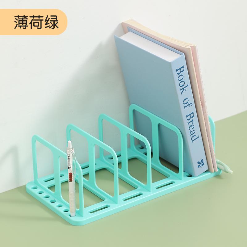Настільна книжкова полиця, багатоярусна полиця для зберігання, настільна підставка для книг, настільний офісний органайзер для зберігання, студентська книжкова полиця м ята зелений колір
Настільна книжкова полиця, багатоярусна полиця для зберігання, настільна підставка для книг, настільний офісний органайзер для зберігання, студентська книжкова полиця м ята зелений колір