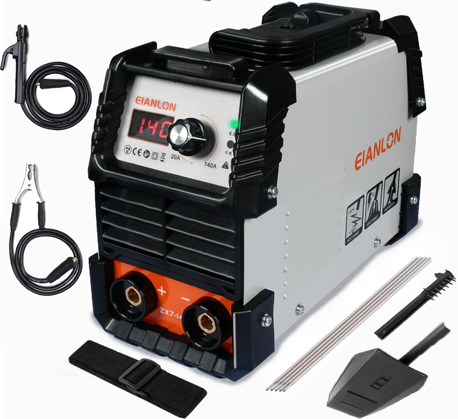 EIANLON Welding Machine 100V Arc Welding 140A Inverter DC Electric Welding Machine Mini Portable Welding Machine Hot Start For Beginners Small білий
EIANLON Welding Machine 100V Arc Welding 140A Inverter DC Electric Welding Machine Mini Portable Welding Machine Hot Start For Beginners Small білий