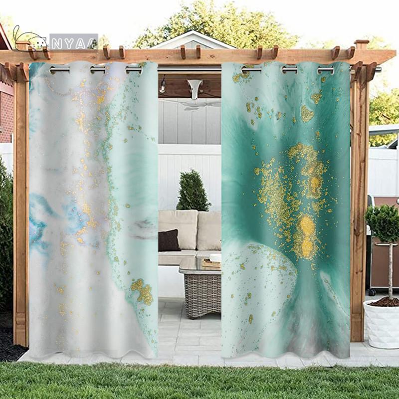 2 шт. 3D современный зеленый золотой абстрактный художественный мрамор элегантный дизайн тонкая затеняющая оконная драпировка занавеска для гостиной спальни декор (50Wx50H)x2(CM)&Grommet Top
2 шт. 3D современный зеленый золотой абстрактный художественный мрамор элегантный дизайн тонкая затеняющая оконная драпировка занавеска для гостиной спальни декор (50Wx50H)x2(CM)&Grommet Top