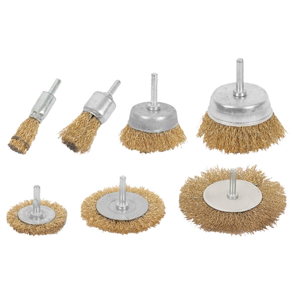 5/7/8PCS Drill Rotary Tools 1/4inch Shank Polishing Metal Rust Removal Brush Set Polishing Brush Electric Drill Wire Brush Set
5/7/8PCS Drill Rotary Tools 1/4inch Shank Polishing Metal Rust Removal Brush Set Polishing Brush Electric Drill Wire Brush Set