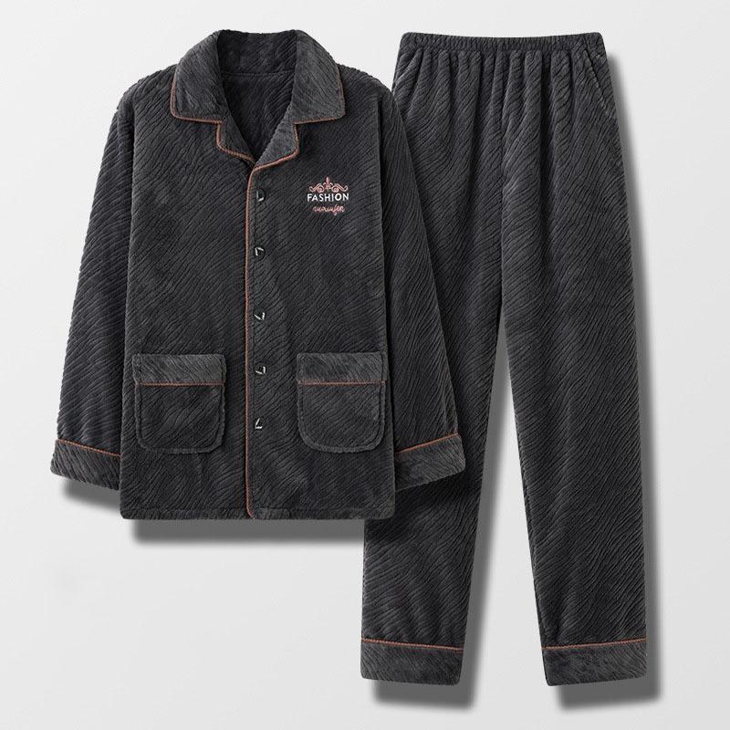 Утолщенная плюшевая теплая одежда, мужская теплая пижама M серый
Утолщенная плюшевая теплая одежда, мужская теплая пижама M серый