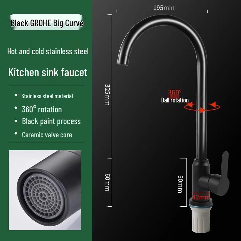 TLXT Stainless Steel Wall-Mounted Kitchen Faucet
TLXT Stainless Steel Wall-Mounted Kitchen Faucet