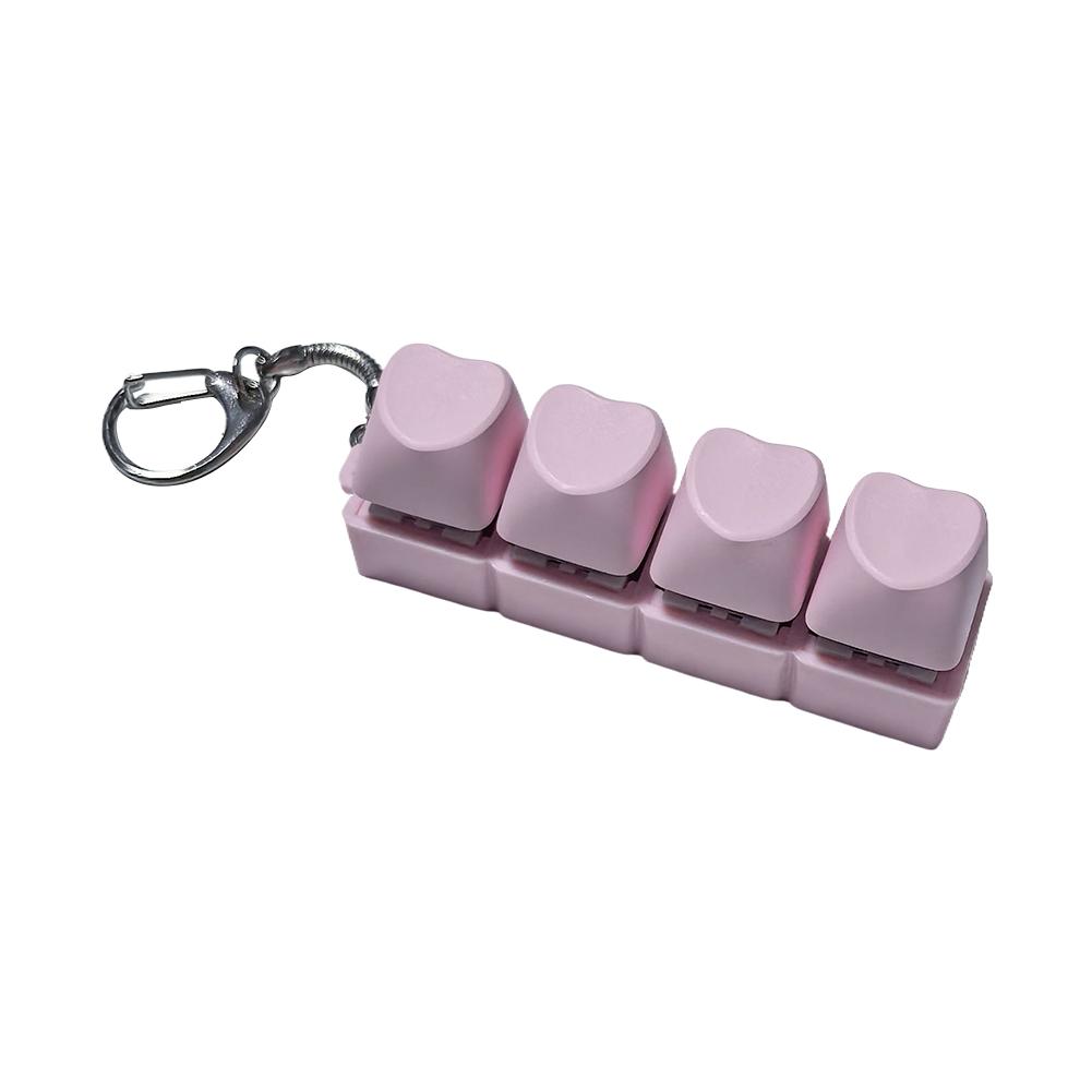 Toys 4Keys heart shape Finger Button Anti-stress Keyboard Keycaps Office Decompression Calming Keychain Gifts for Adults
Toys 4Keys heart shape Finger Button Anti-stress Keyboard Keycaps Office Decompression Calming Keychain Gifts for Adults