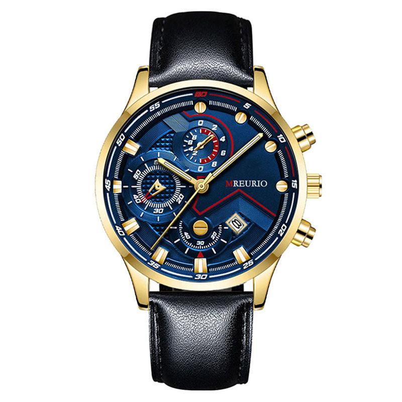 Mens Fashion Quartz Watch With Leather Strap Calendar Function For Business And Casual Wear StyleJ
Mens Fashion Quartz Watch With Leather Strap Calendar Function For Business And Casual Wear StyleJ