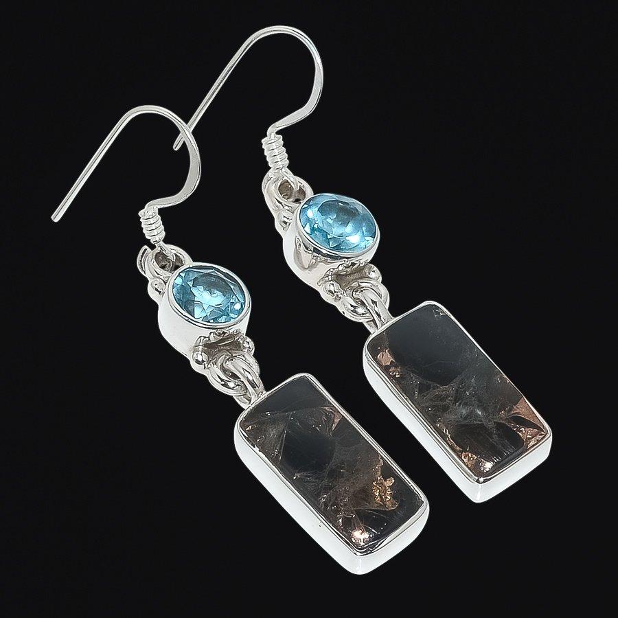 Natural Copper Tourquise Gemstone 925 Solid Sterling Silver Earring 1.77 K3n30 
Natural Copper Tourquise Gemstone 925 Solid Sterling Silver Earring 1.77 K3n30