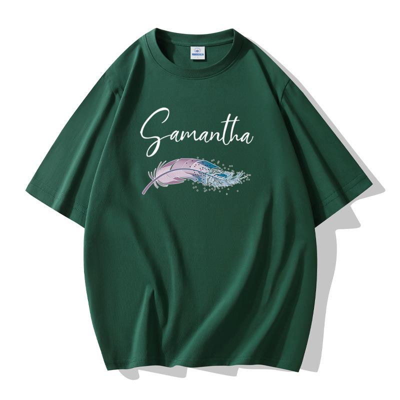 Мужская хлопковая футболка с короткими рукавами и принтом «Цветные перья», большой размер, свободная футболка S темно-зеленого
Мужская хлопковая футболка с короткими рукавами и принтом «Цветные перья», большой размер, свободная футболка S темно-зеленого