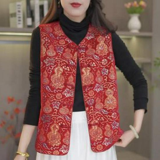 Women s Spring Fashion: Grandma Style Tops, Sweaters, Vests, Cardigans, Plus Size for Middle-Aged and Elderly 3XL (120-135 Jin) красный
Women s Spring Fashion: Grandma Style Tops, Sweaters, Vests, Cardigans, Plus Size for Middle-Aged and Elderly 3XL (120-135 Jin) красный