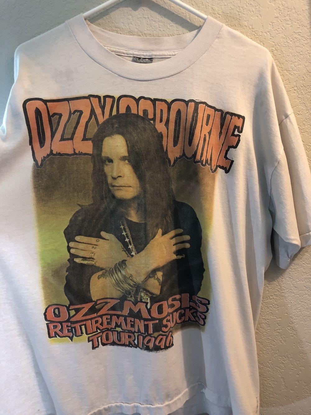 1996 Ozzy Osbourne Retirement sucks tour vintage 2 sided tee QT1929 Unisex T-Shirt M
1996 Ozzy Osbourne Retirement sucks tour vintage 2 sided tee QT1929 Unisex T-Shirt M