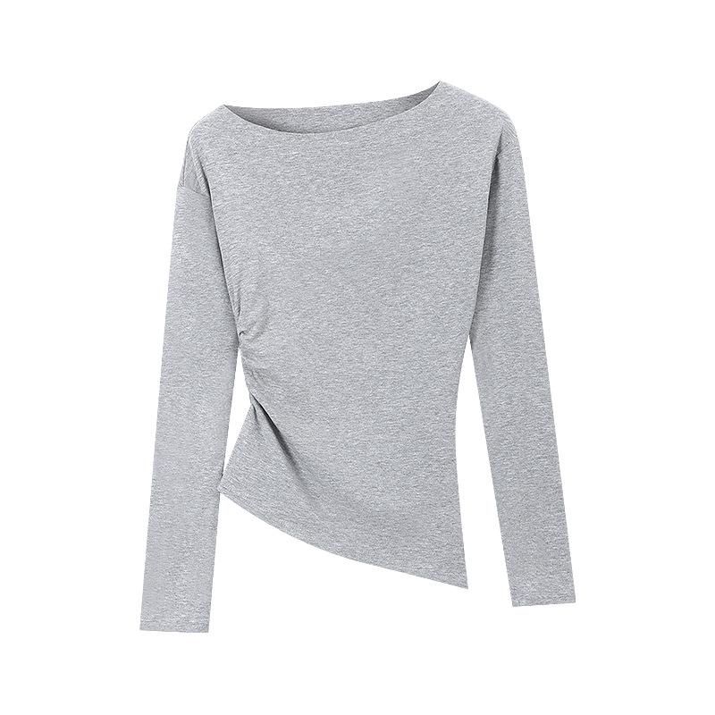 Футболка с открытыми плечами и длинными рукавами, женская одежда, ранняя осень, облегающий крой и тонкий низ с ученическим топом XL серый
Футболка с открытыми плечами и длинными рукавами, женская одежда, ранняя осень, облегающий крой и тонкий низ с ученическим топом XL серый
