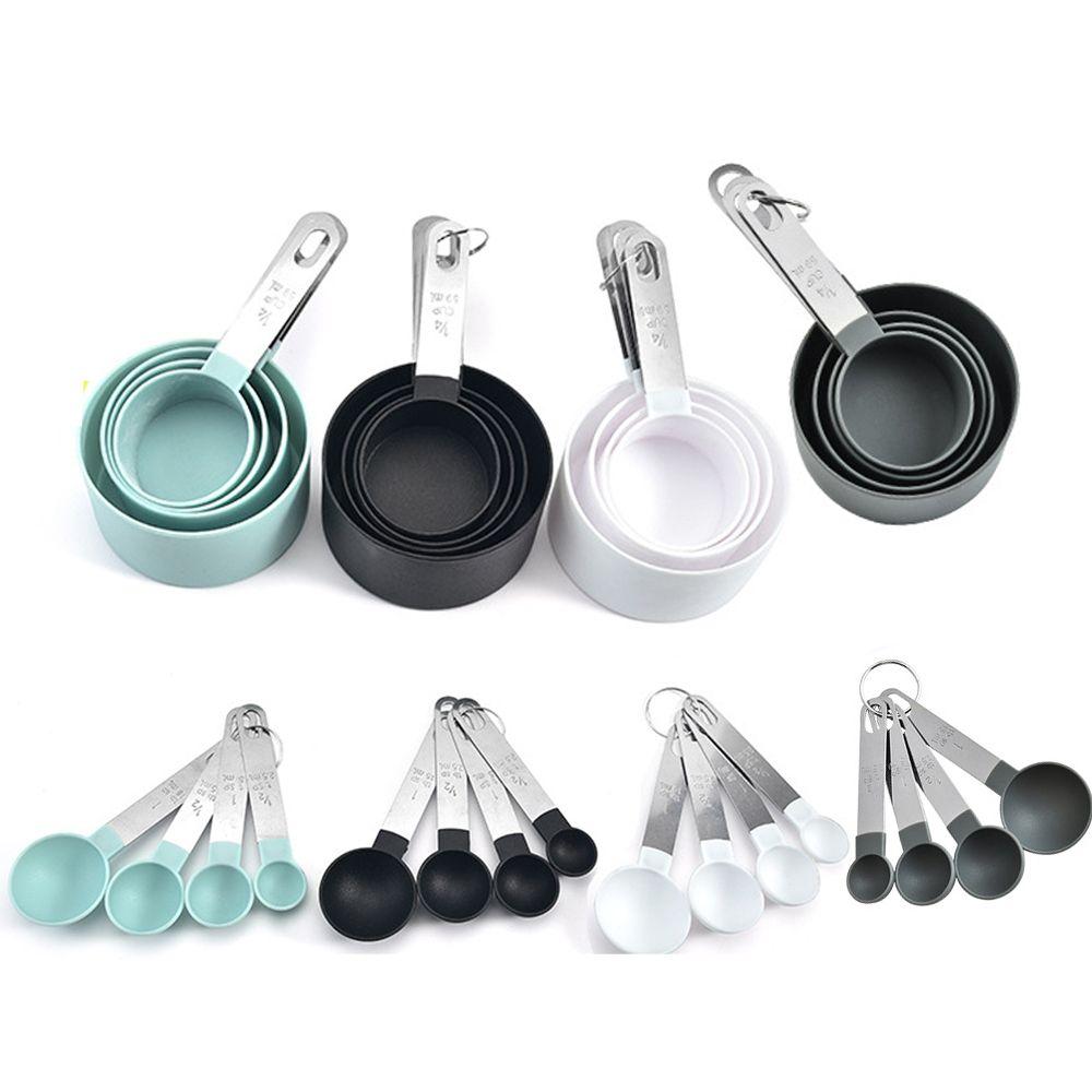Plastic Stainless Steel Measuring Tools Flour Scoop Measuring Spoon Kitchen Gadgets Measuring Cups black-Measuring Spoon 
Plastic Stainless Steel Measuring Tools Flour Scoop Measuring Spoon Kitchen Gadgets Measuring Cups black-Measuring Spoon