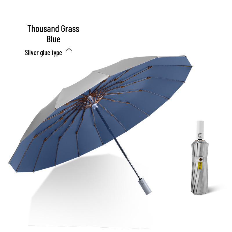 Retro 16-Bone Automatic Sun & Rain Parasol: Cooling, Anti-UV, Folding, Dual-Use Umbrella for Women
Retro 16-Bone Automatic Sun & Rain Parasol: Cooling, Anti-UV, Folding, Dual-Use Umbrella for Women