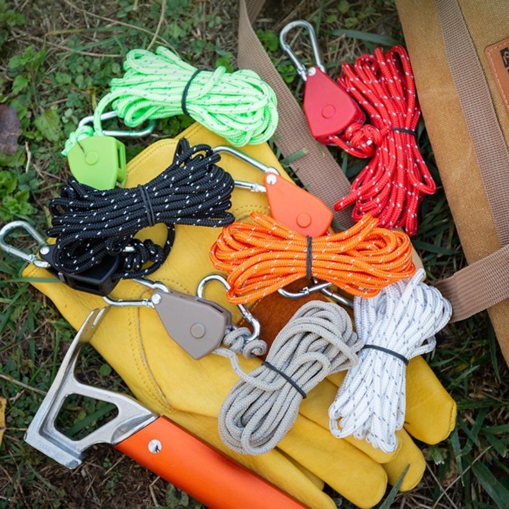 Hiking Reflective Camping Tent Rope 5M Tent Fastener Rope Durable Tent Wind Rope Hiking чорний
Hiking Reflective Camping Tent Rope 5M Tent Fastener Rope Durable Tent Wind Rope Hiking чорний