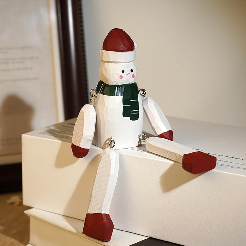 Christmas Decorations Snowman Santa Claus Handcrafted wood carving Home decorations desk accessories decor Handmade Ornaments
Christmas Decorations Snowman Santa Claus Handcrafted wood carving Home decorations desk accessories decor Handmade Ornaments