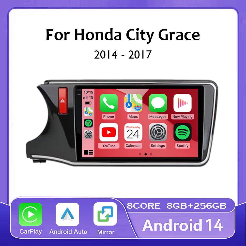 Android 14 For Honda City Grace LHD 2014 - 2017 Carplay Car Radio Player Multimedia Navigation GPS DSP 4G WIFI Head Unit Stereo
Android 14 For Honda City Grace LHD 2014 - 2017 Carplay Car Radio Player Multimedia Navigation GPS DSP 4G WIFI Head Unit Stereo