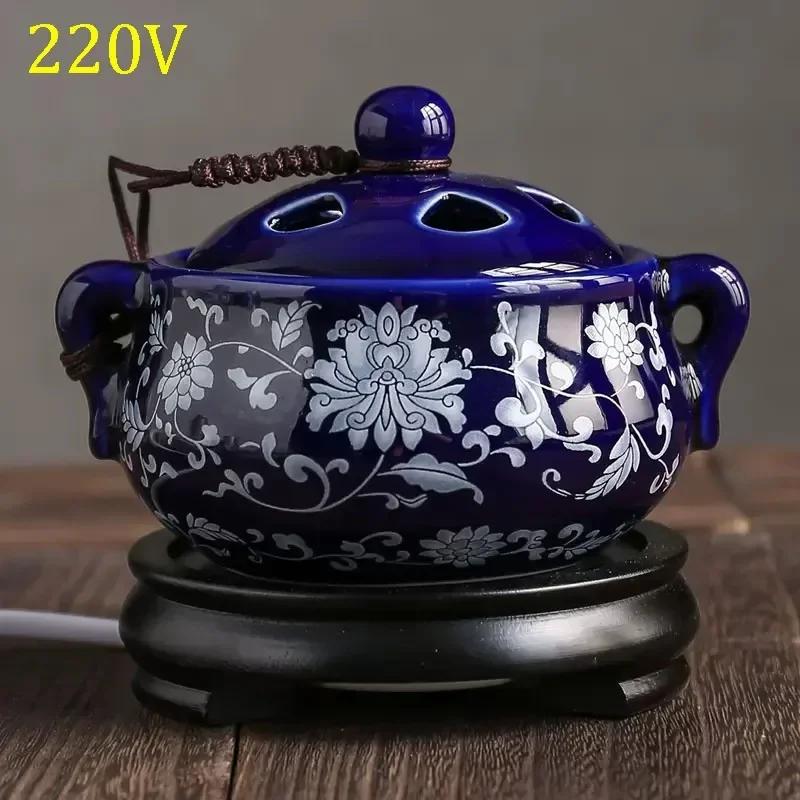 Jingdezhen Ceramic Electric Incense Burner 110V/220V Timing Essential Oil Furnace Temperature Regulate OUD Powder Fragrant Stove
Jingdezhen Ceramic Electric Incense Burner 110V/220V Timing Essential Oil Furnace Temperature Regulate OUD Powder Fragrant Stove