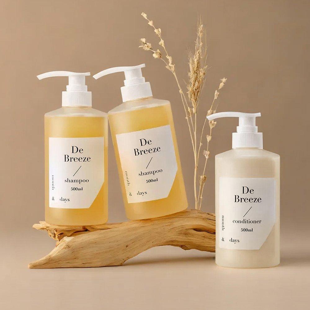 MONTH&DAYS De Breeze Hair Shampoo Double Package (Shampoo 500ml x 2 + Conditioner 500ml x 1)
MONTH&DAYS De Breeze Hair Shampoo Double Package (Shampoo 500ml x 2 + Conditioner 500ml x 1)