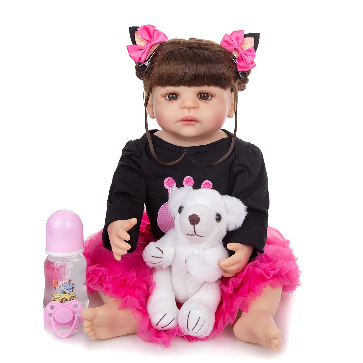 KEIUMI 22 дюйма Специальный Reborn Baby Menina Boneca Реалистичный полное тело Силиконовая кукла Коллекция Подарок для ребенка День рождения
KEIUMI 22 дюйма Специальный Reborn Baby Menina Boneca Реалистичный полное тело Силиконовая кукла Коллекция Подарок для ребенка День рождения