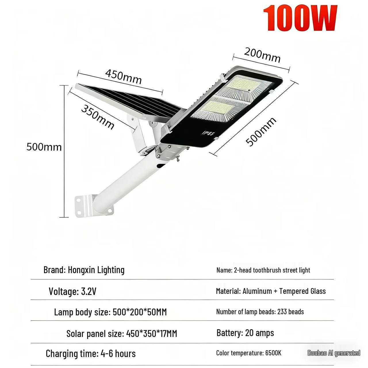 Solar Integrated LED Street Light - Warm, Waterproof, Outdoor Lighting for Courtyards & Night Markets
Solar Integrated LED Street Light - Warm, Waterproof, Outdoor Lighting for Courtyards & Night Markets