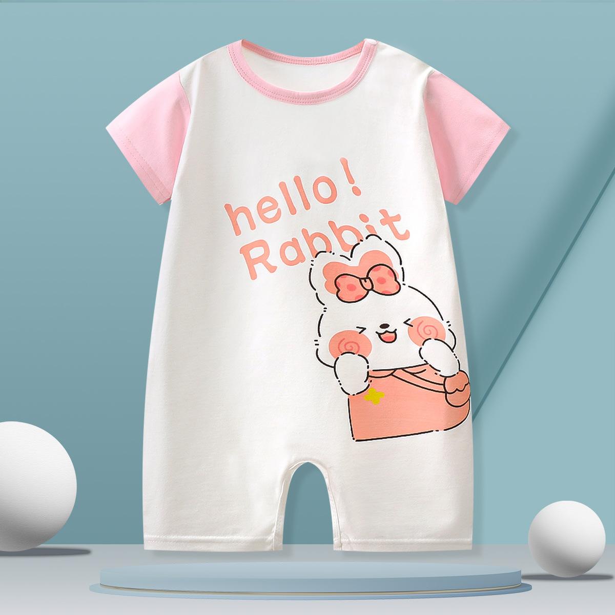 Детский тонкий комбинезончик для новорожденных, летний комбинезон с короткими рукавами, пижама с рисунком для мальчиков и девочек 90cm
Детский тонкий комбинезончик для новорожденных, летний комбинезон с короткими рукавами, пижама с рисунком для мальчиков и девочек 90cm