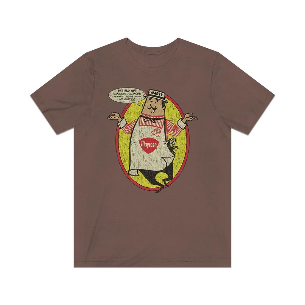 Marty Mayrose The Meat Man 1967 Vintage Men s T shirt L
Marty Mayrose The Meat Man 1967 Vintage Men s T shirt L