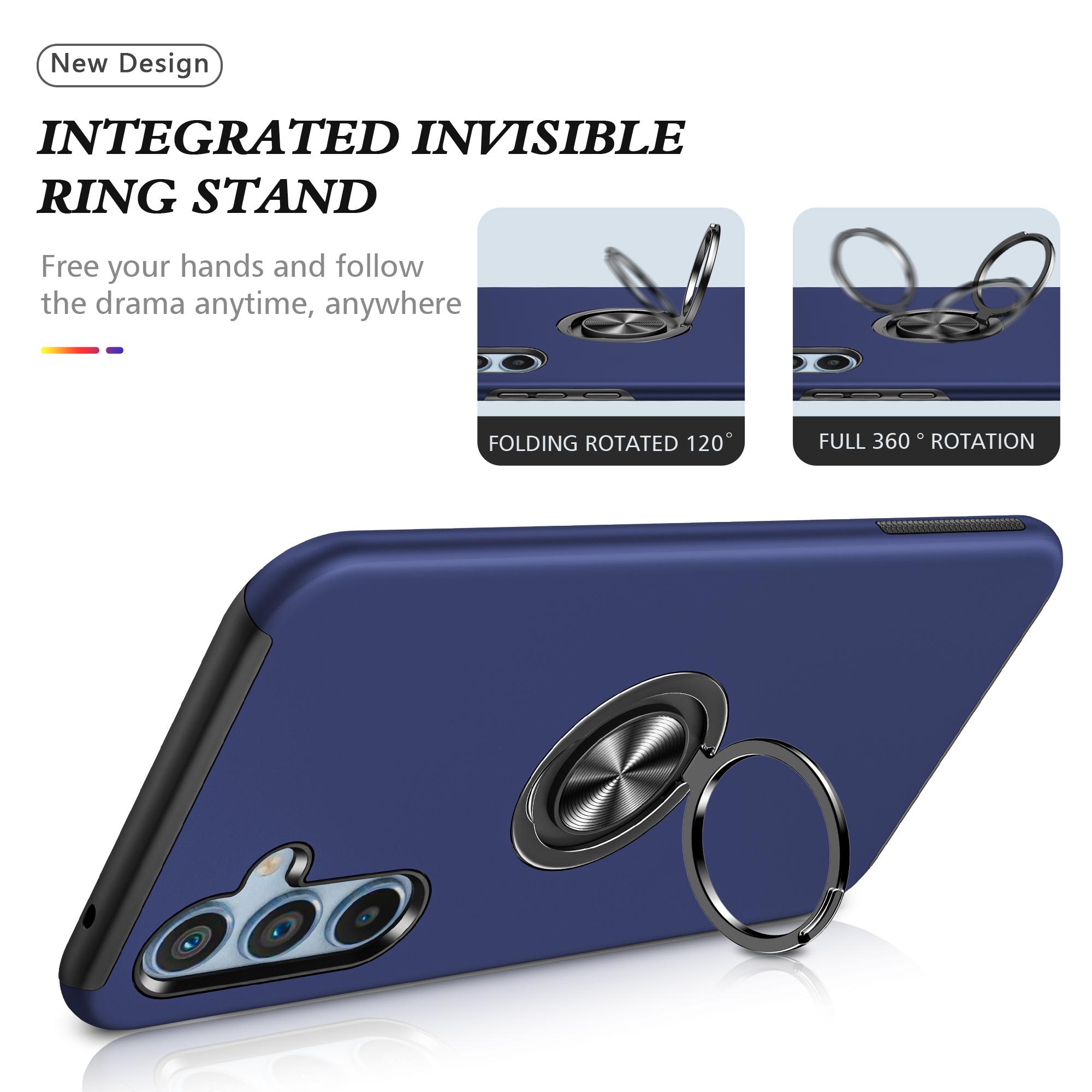 For Samsung Galaxy A16 5G/A16 4G Case PC+TPU Phone Cover with Rotatable Ring Holder Rose Gold
For Samsung Galaxy A16 5G/A16 4G Case PC+TPU Phone Cover with Rotatable Ring Holder Rose Gold