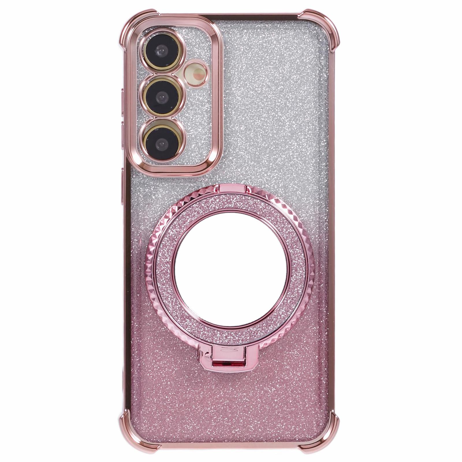 For Samsung Galaxy A34 5G Case TPU Glitter Phone Cover with Kickstand and Mirror Pink
For Samsung Galaxy A34 5G Case TPU Glitter Phone Cover with Kickstand and Mirror Pink