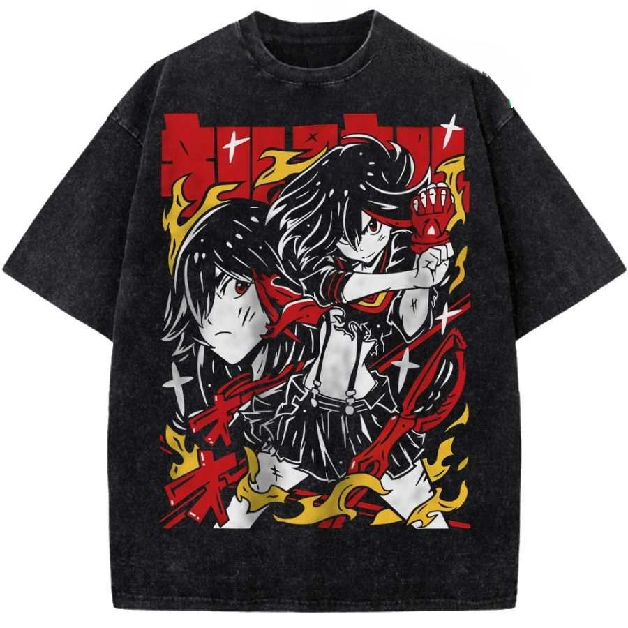 Футболка с принтом Матой Рюко Kill La Kill Аниме Одежда Мужская Женская Хлопковые Футболки Винтажная Стирка Футболка Харадзюку Оверсайз Футболка S чёрный
Футболка с принтом Матой Рюко Kill La Kill Аниме Одежда Мужская Женская Хлопковые Футболки Винтажная Стирка Футболка Харадзюку Оверсайз Футболка S чёрный