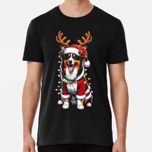 Australian Shepherd Dog Reindeer Light Vintage Ugly Sweater Santa#039;s Hat Xmas TS Unisex T-Shirt M
Australian Shepherd Dog Reindeer Light Vintage Ugly Sweater Santa#039;s Hat Xmas TS Unisex T-Shirt M