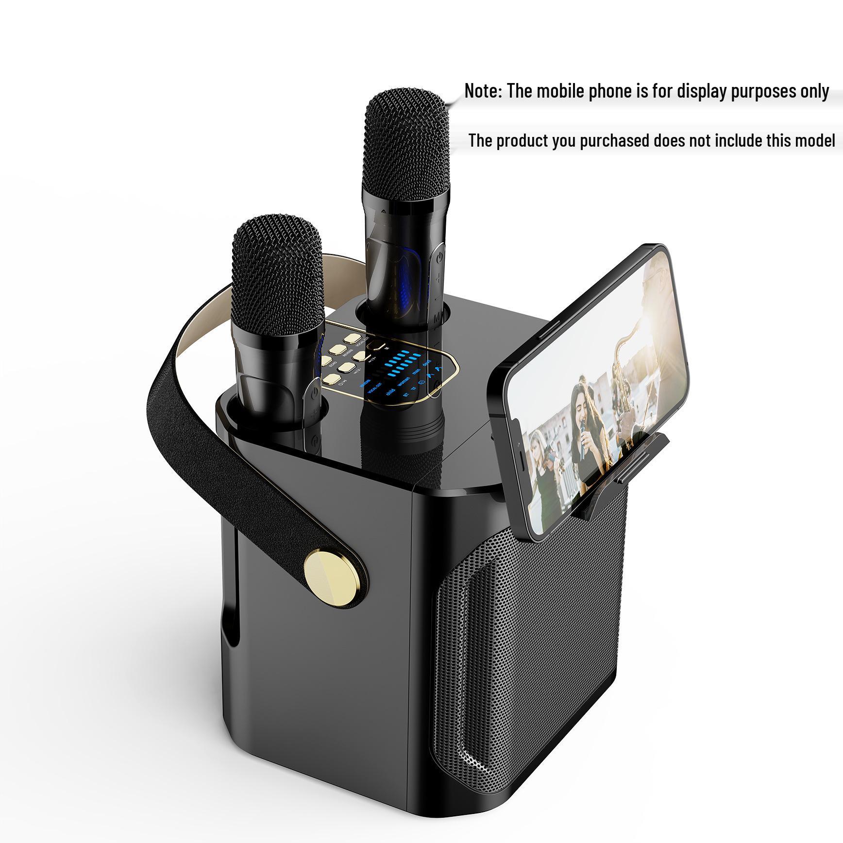Koleer S882 Вуличний Bluetooth-динамік KTV з двома мікрофонами чорний
Koleer S882 Вуличний Bluetooth-динамік KTV з двома мікрофонами чорний