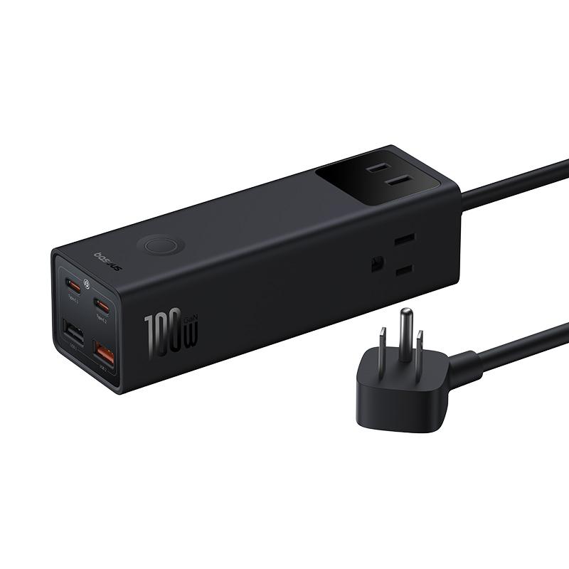 BASEUS PowerCombo Pro Power Strip 3 AC+2 USB+2 Type-C 100W 1.5m,US Plug Cluster Black
BASEUS PowerCombo Pro Power Strip 3 AC+2 USB+2 Type-C 100W 1.5m,US Plug Cluster Black