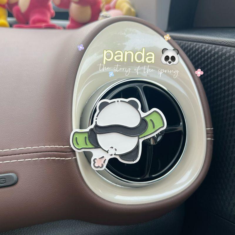 Cute Panda Car Air Freshener, Car Air Conditioning Vent Decoration, Fragrance Diffuser Stone, High-End Car Interior Accessory Climbing Bamboo Panda (Free Essential Oil)
Cute Panda Car Air Freshener, Car Air Conditioning Vent Decoration, Fragrance Diffuser Stone, High-End Car Interior Accessory Climbing Bamboo Panda (Free Essential Oil)