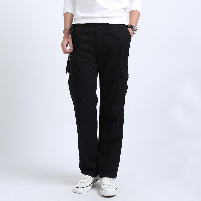 Plus Size Multi-Pocket Casual Pants - Loose Fit, Solid Color, Spring/Autumn Style, 3 8 Waist Medium
Plus Size Multi-Pocket Casual Pants - Loose Fit, Solid Color, Spring/Autumn Style, 3 8 Waist Medium