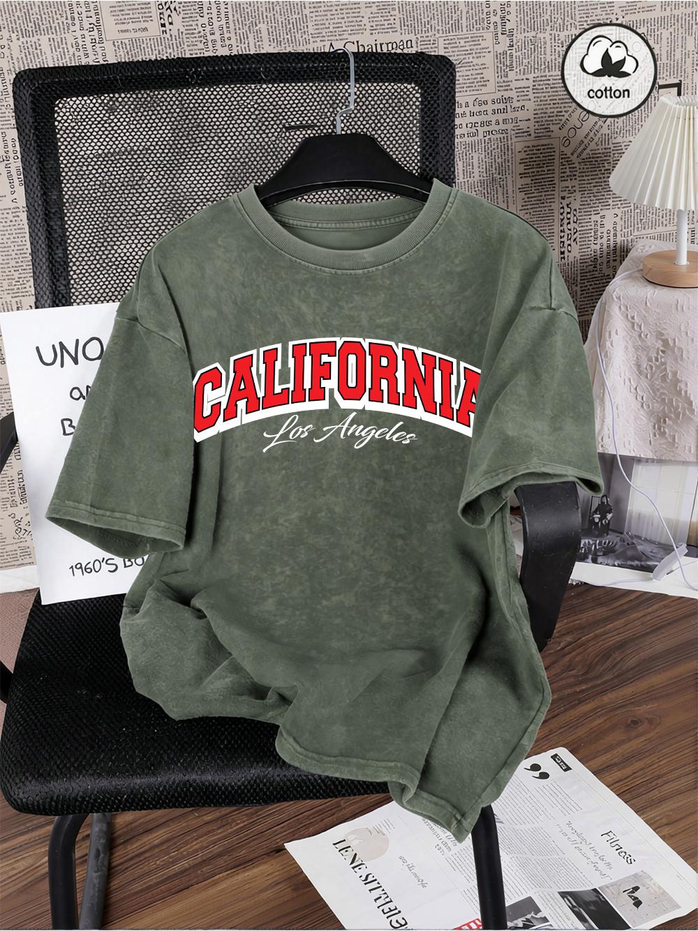 California Is A Beautiful City Print Washed TShirts Mens Oversize Cotton T Shirt Summer ONeck Distressed Tops Casual Male Tees S
California Is A Beautiful City Print Washed TShirts Mens Oversize Cotton T Shirt Summer ONeck Distressed Tops Casual Male Tees S