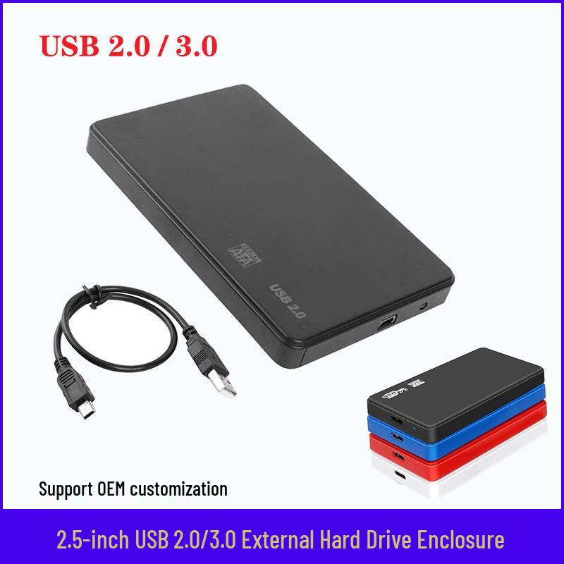 2.5 SATA Hard Drive Enclosure with USB 2.0/3.0 Connectivity USB2.0 Black/Bag Packaging
2.5 SATA Hard Drive Enclosure with USB 2.0/3.0 Connectivity USB2.0 Black/Bag Packaging