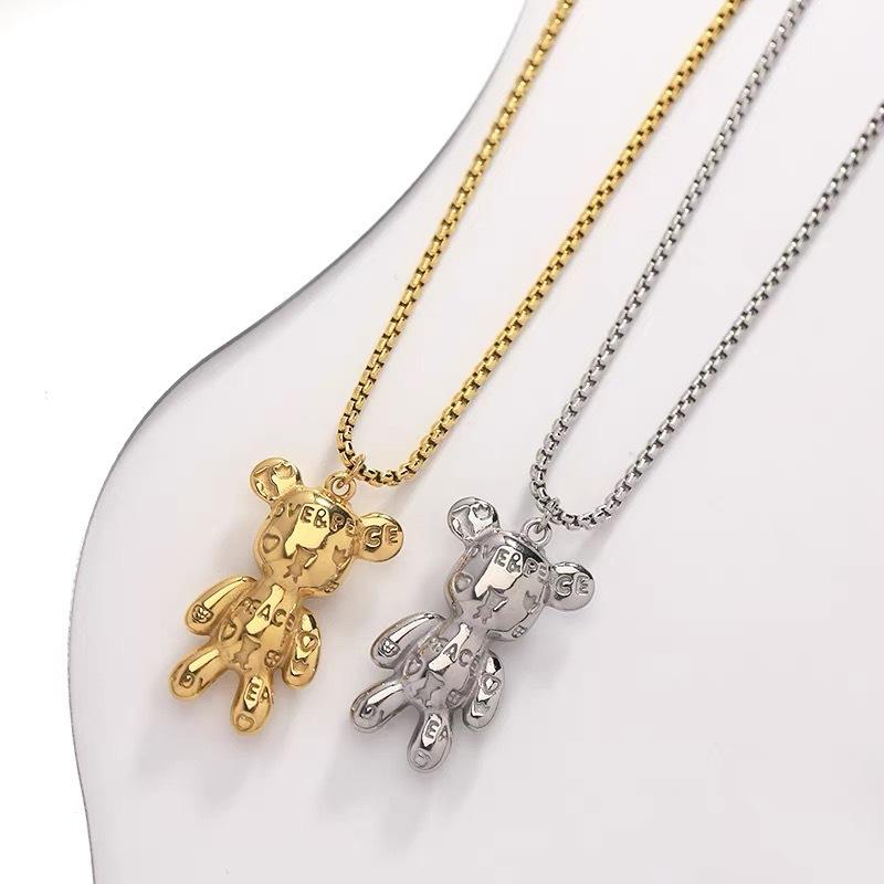 Ожерелье с подвеской в виде медведя из титановой стали в европейском и американском стиле
Ожерелье с подвеской в виде медведя из титановой стали в европейском и американском стиле