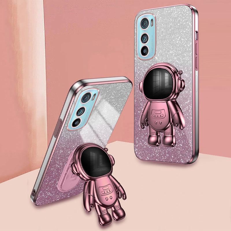For Motorola Edge 30 5G Astronaut Kickstand Case Glitter Powder PC+TPU Mobile Phone Cover Pink
For Motorola Edge 30 5G Astronaut Kickstand Case Glitter Powder PC+TPU Mobile Phone Cover Pink