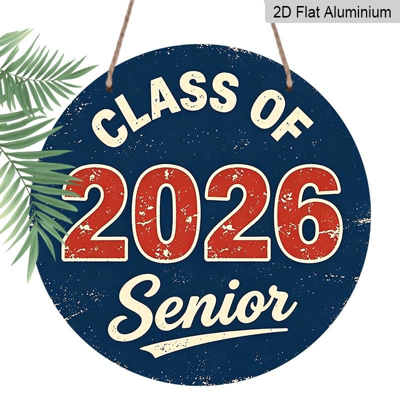 2D Flat Aluminum 2026 Graduation-themed Wall Hanging Is Available in Multiple Sizes. Its American Retro Navy Blue and Red Design Makes It A Perfect 7.87×7.87inch
2D Flat Aluminum 2026 Graduation-themed Wall Hanging Is Available in Multiple Sizes. Its American Retro Navy Blue and Red Design Makes It A Perfect 7.87×7.87inch