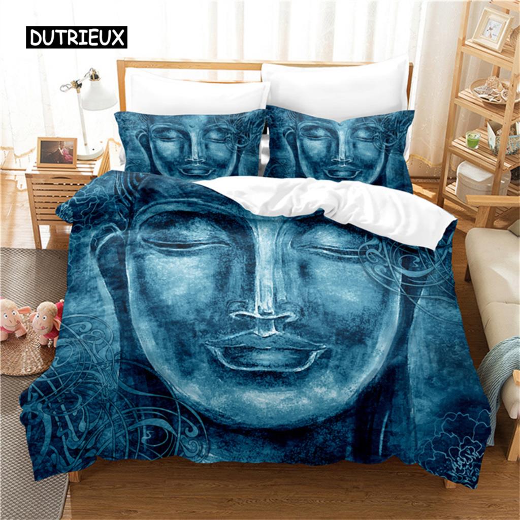 Buddha Statue Bedding Set Buddhas Duvet Cover Set Comfort Cover Buddhism Bless You for Friends Gift Bedroom Decoration Women Men 150x200cm 3pcs
Buddha Statue Bedding Set Buddhas Duvet Cover Set Comfort Cover Buddhism Bless You for Friends Gift Bedroom Decoration Women Men 150x200cm 3pcs